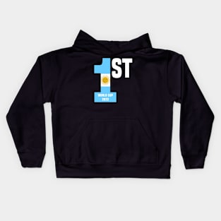 1st champions - Argentina Kids Hoodie